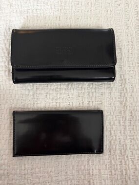 Gucci Black Patent Leather Card Case